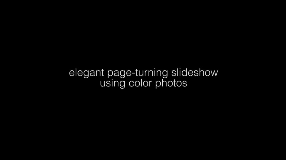 Elegant Page Turning Slideshow - Download Videohive 9702135