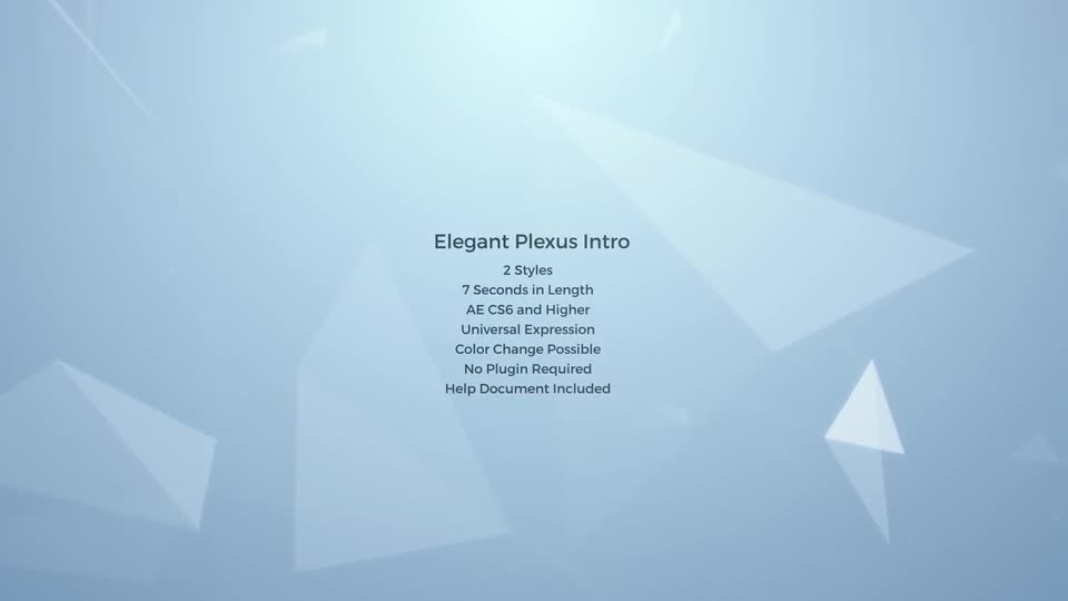 Elegant Plexus Intro - Download Videohive 16131463
