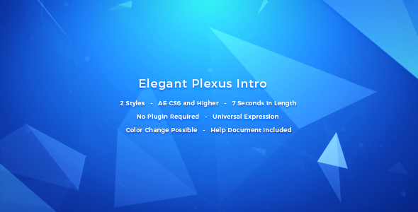 Elegant Plexus Intro - Download Videohive 16131463