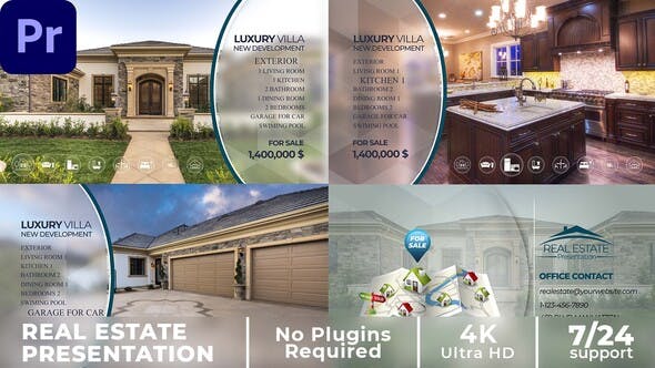 Elegant Real Estate Presentation MOGRT - 36379673 Download Videohive