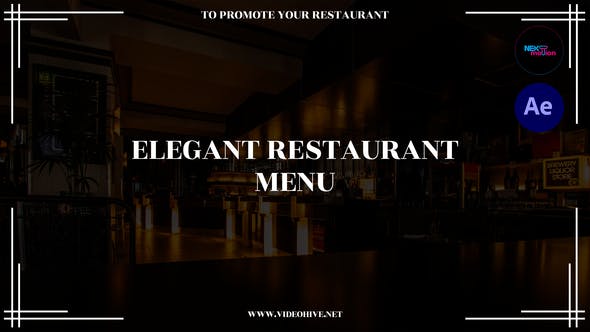 Elegant Restaurant Menu - Videohive 38857192 Download