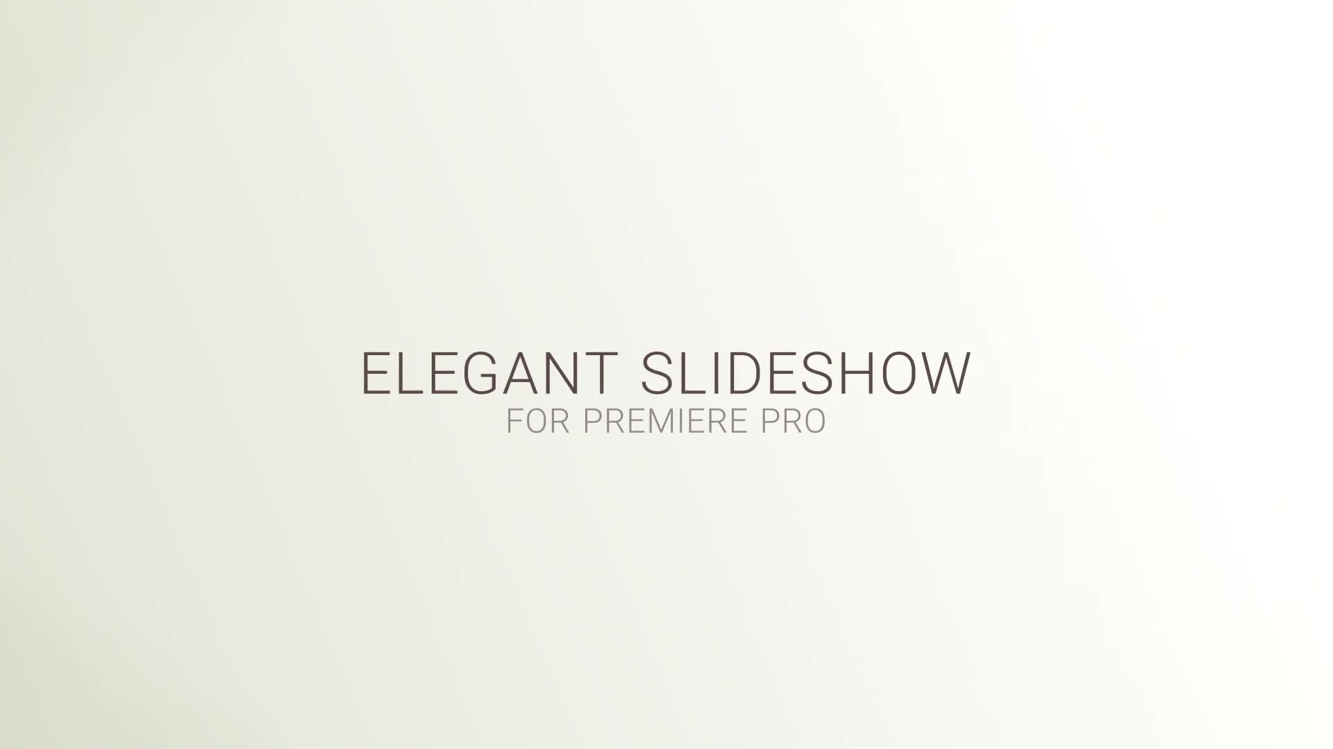 Elegant Slideshow For Premiere Pro Videohive 36100539 Premiere Pro Image 1