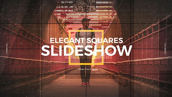 Elegant Squares Slideshow - Download Videohive 18100143