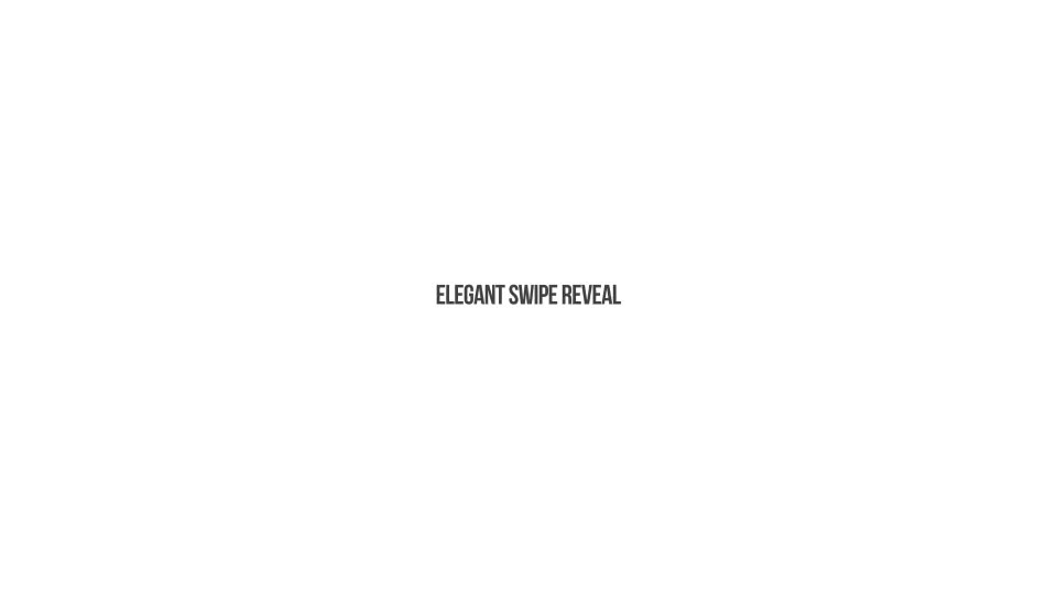 Elegant swipe reveal - Download Videohive 7386977
