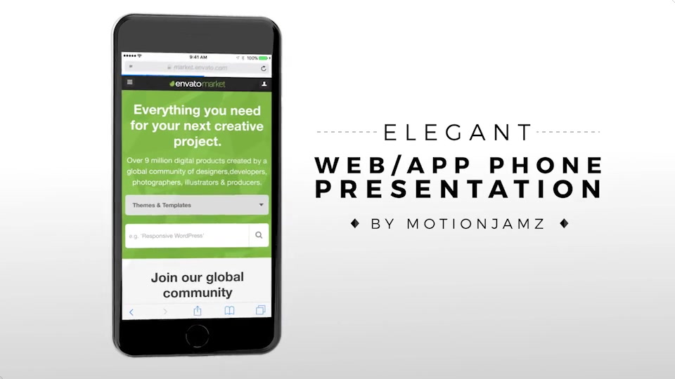 Elegant Web / App Phone Presentation - Download Videohive 19053957
