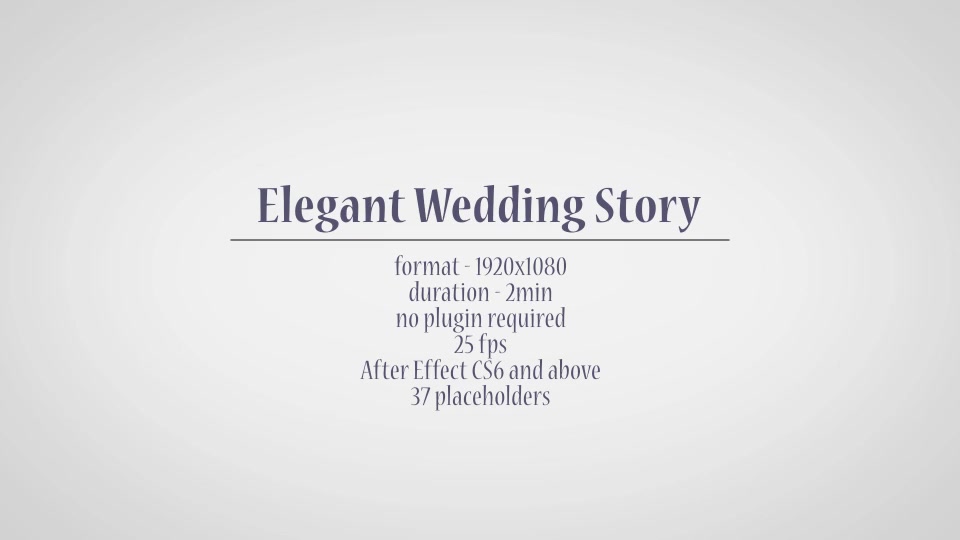Elegant Wedding Story SlideShow Videohive 14556198 After Effects Image 10