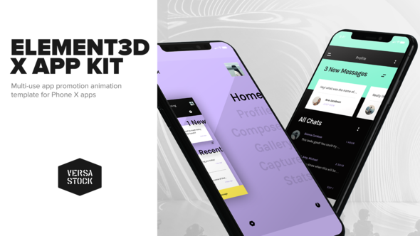 Element3D X App Kit Promotion - Download Videohive 22059570
