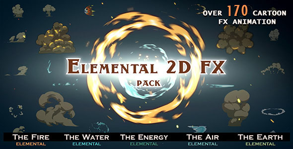 Elemental 2D FX pack - Download Videohive 9673890