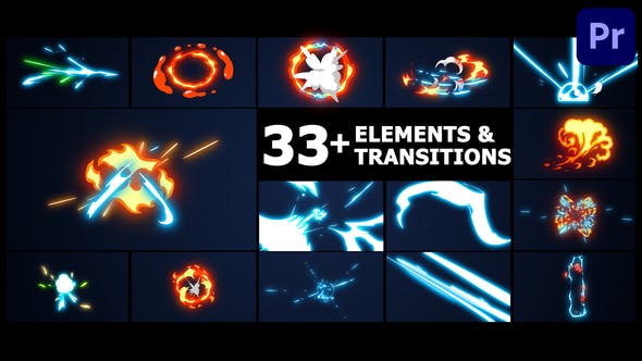 Elements And Transitions | Premiere Pro - Download 37915625 Videohive