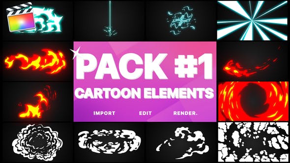 Elements Pack 01 | Final Cut - 24254385 Videohive Download