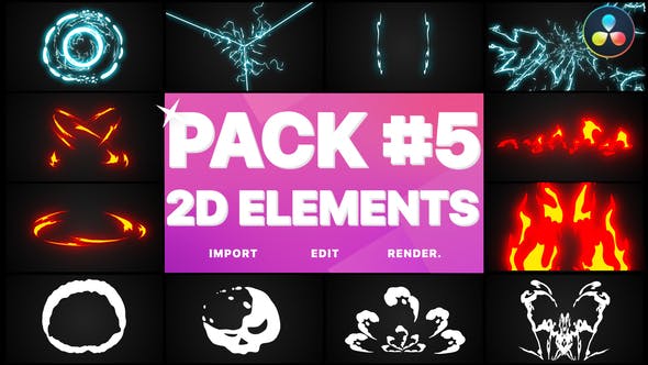 Elements Pack 05 | DaVinci Resolve - 34486802 Download Videohive