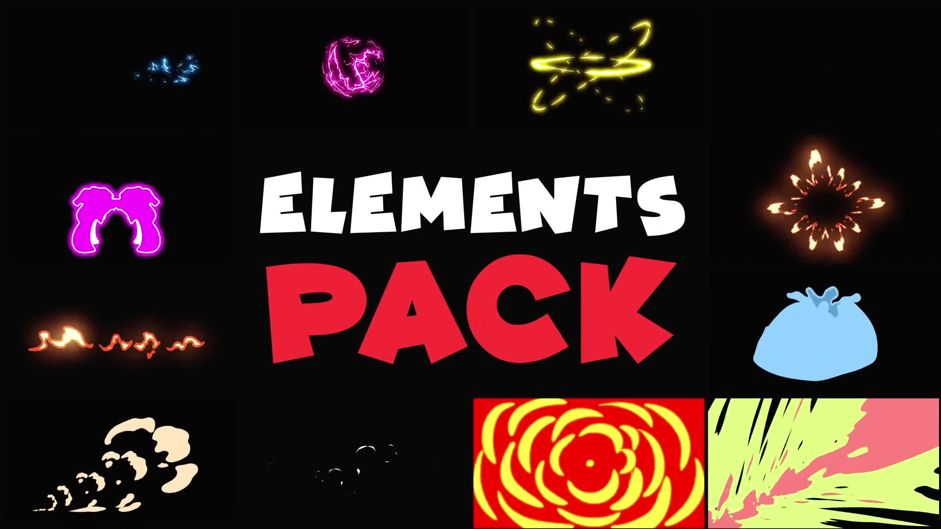 Elements Pack 10 | Premiere Pro MOGRT Videohive 32324414 Premiere Pro Image 1