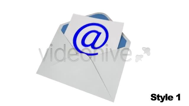 Email Envelope Opening Loop 2 Styles With Alpha - Download Videohive 2561579