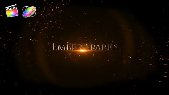 Ember Sparks Logo Reveal - Download 24004025 Videohive