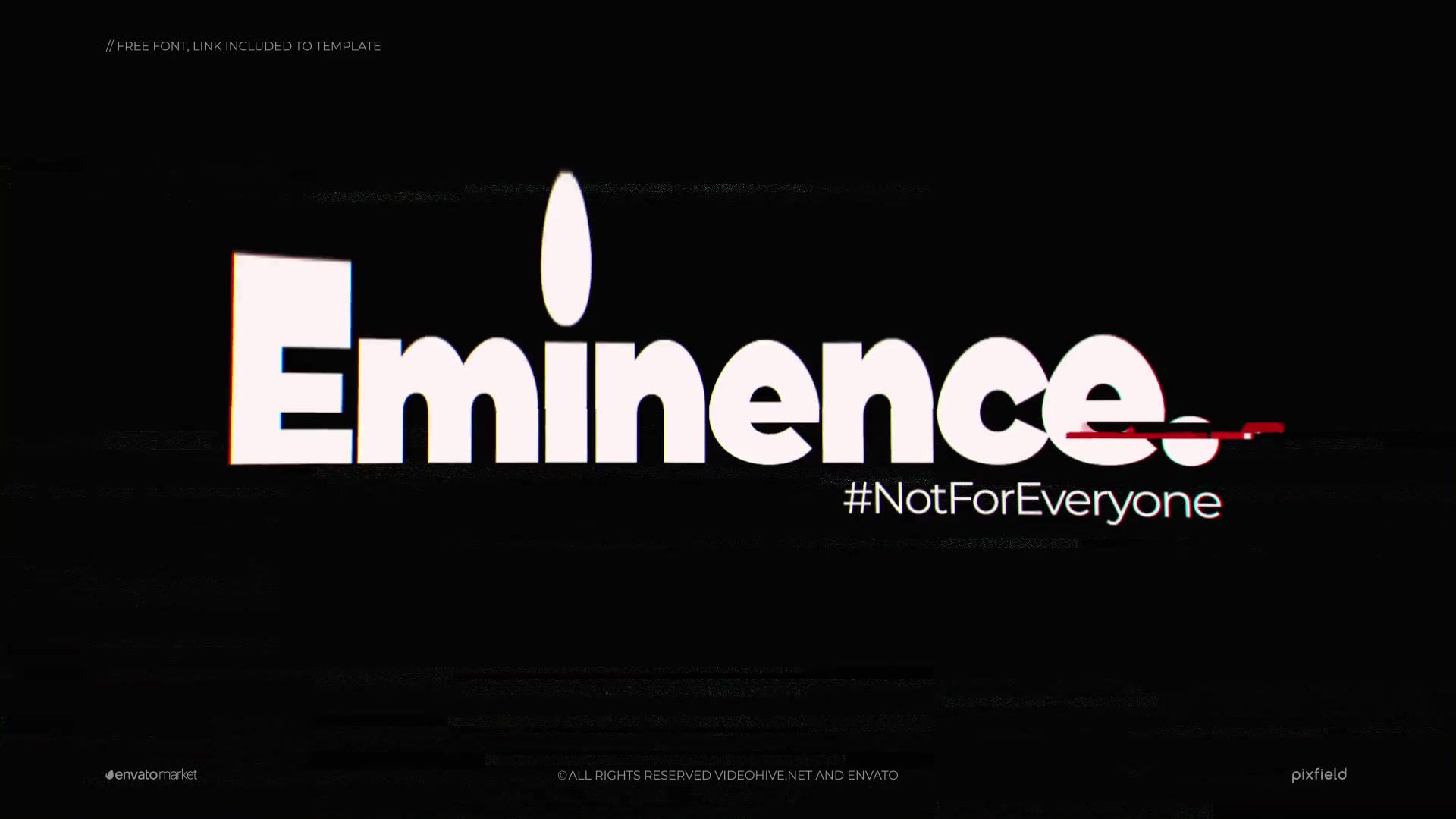 Eminence | Glitch Logo Videohive 24990819 After Effects Image 3