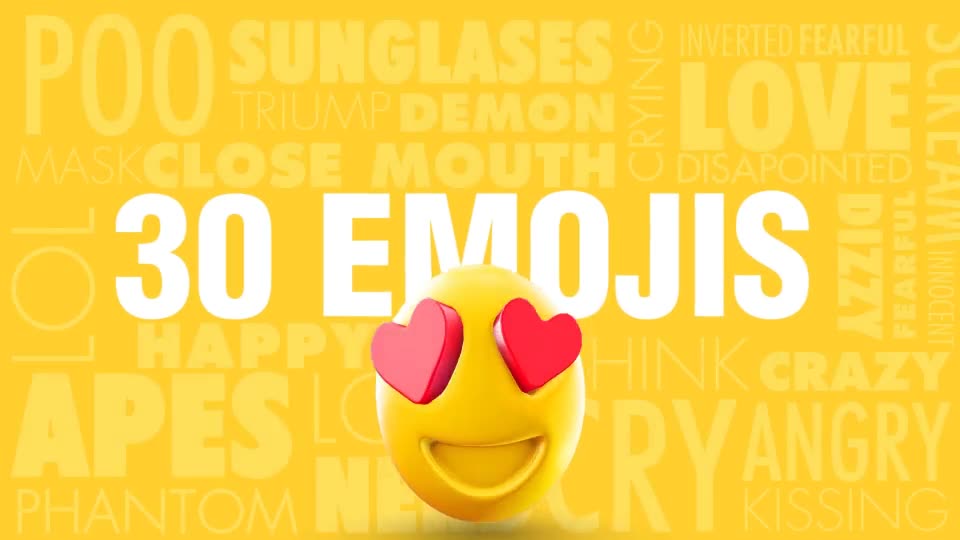 EMOJI 3D animated - Download Videohive 19452371