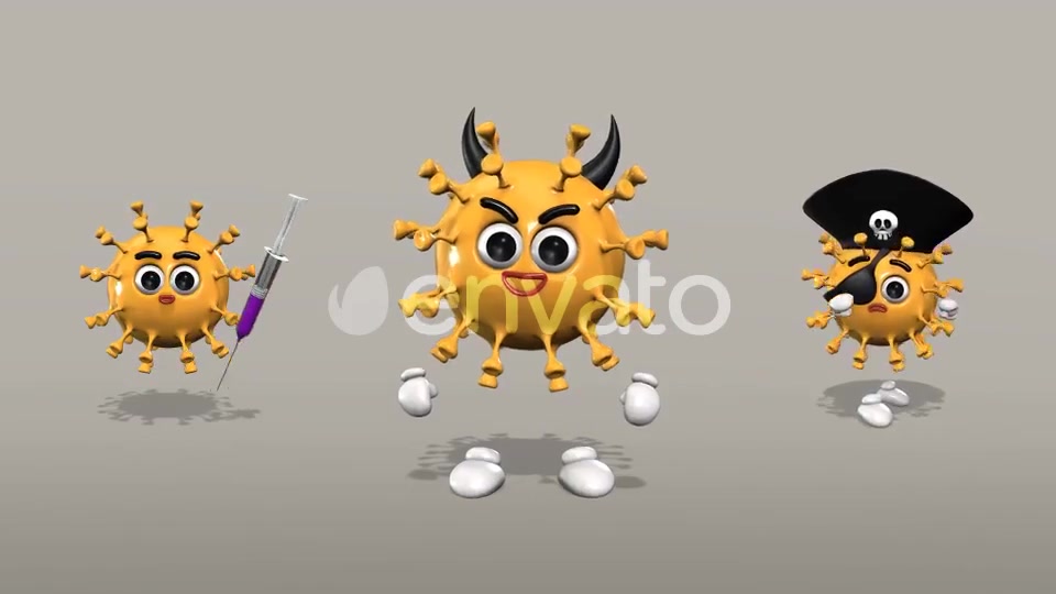 Emoji Coronavirus Animation Kit Videohive 26635531 After Effects Image 12