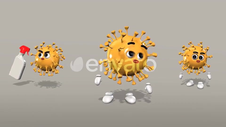 Emoji Coronavirus Animation Kit Videohive 26635531 After Effects Image 8