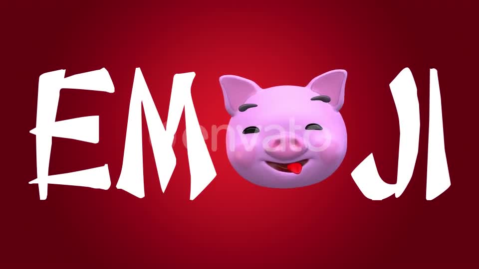 Emoji v2 Pig Animation Kit Videohive 23234022 After Effects Image 1