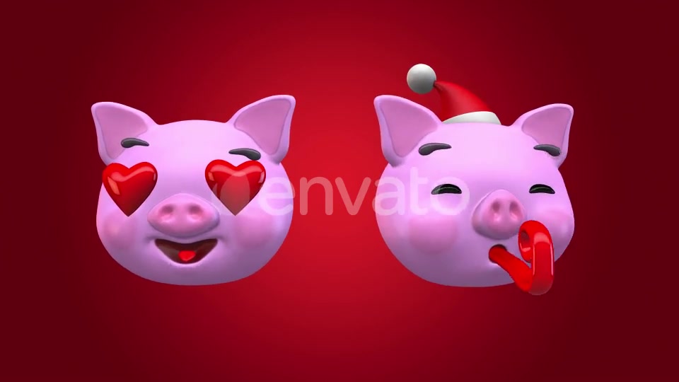 Emoji v2 Pig Animation Kit Videohive 23234022 After Effects Image 10
