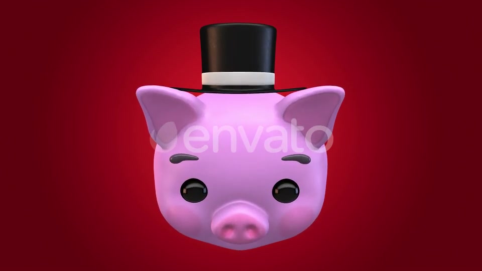Emoji v2 Pig Animation Kit Videohive 23234022 After Effects Image 12