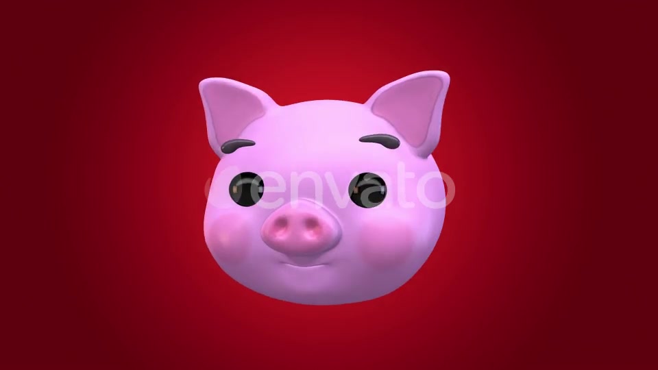 Emoji v2 Pig Animation Kit Videohive 23234022 After Effects Image 9
