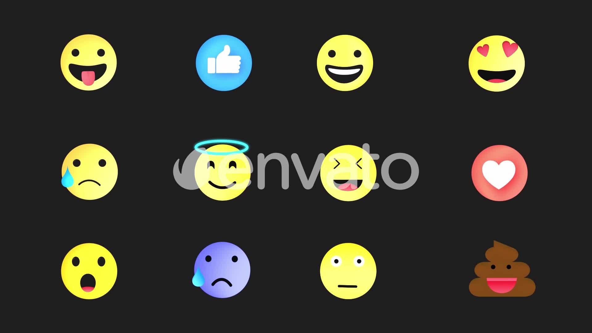 Emojis Pack Videohive 32590533 DaVinci Resolve Image 1