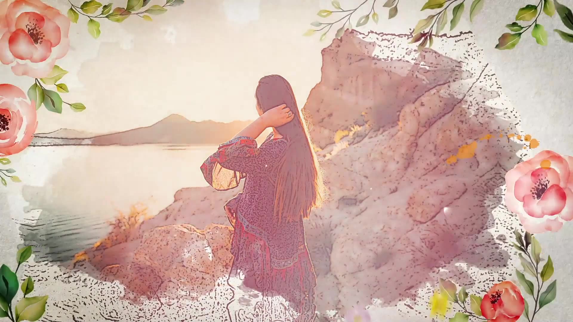 Emotional Watercolor Slideshow Videohive 33654752 After Effects Image 3