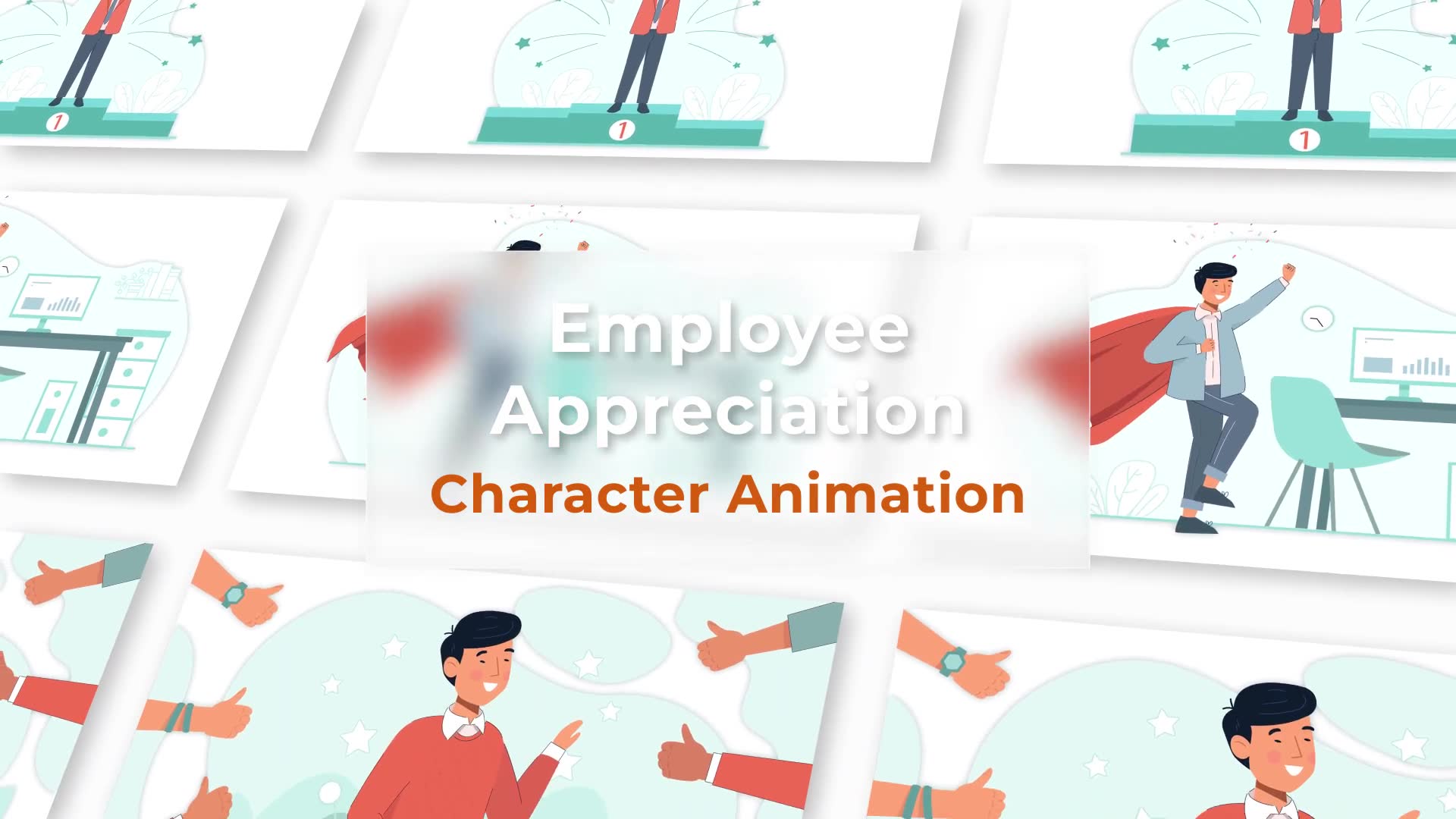 Employee Appreciation Character Animation Scene Pack Videohive 37070993 After Effects Image 2