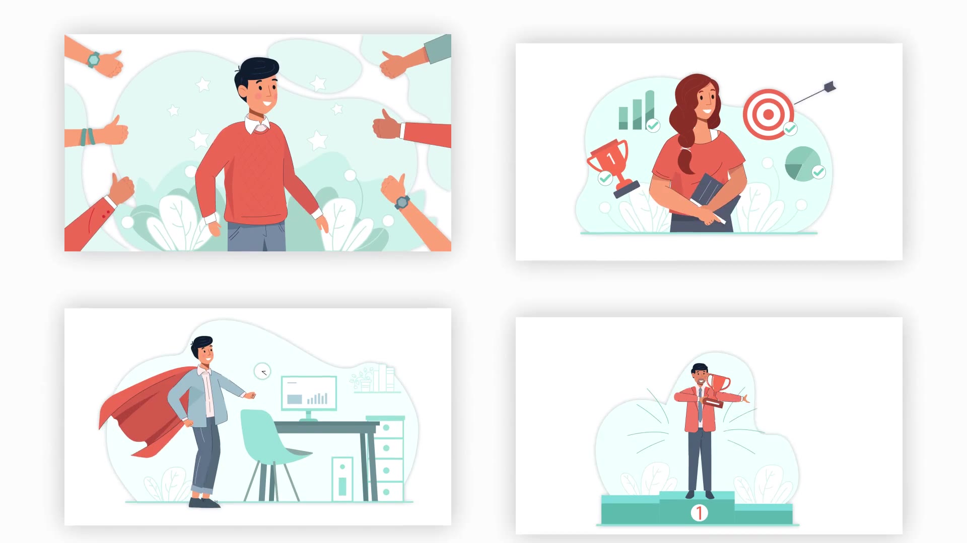 Employee Appreciation Character Animation Scene Pack Videohive 37070993 After Effects Image 9