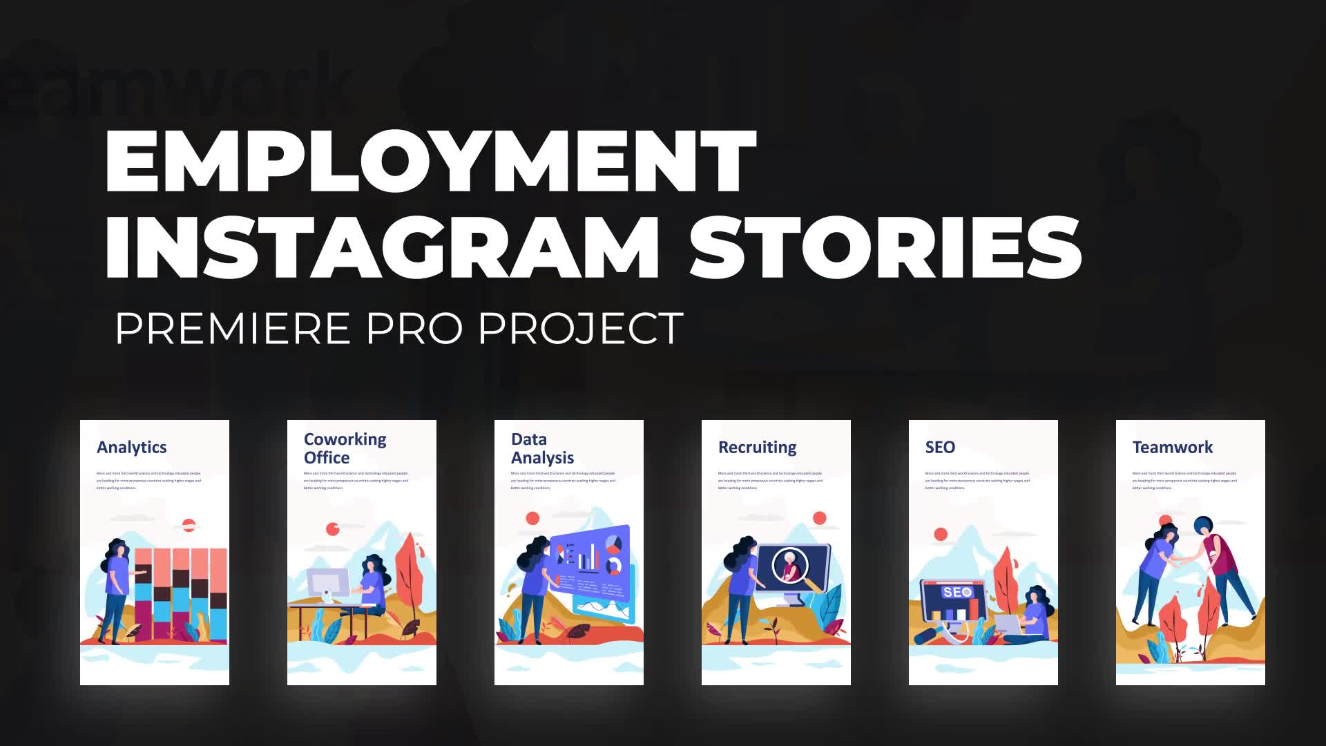 Employment Instagram Stories Videohive 30335696 Premiere Pro Image 2