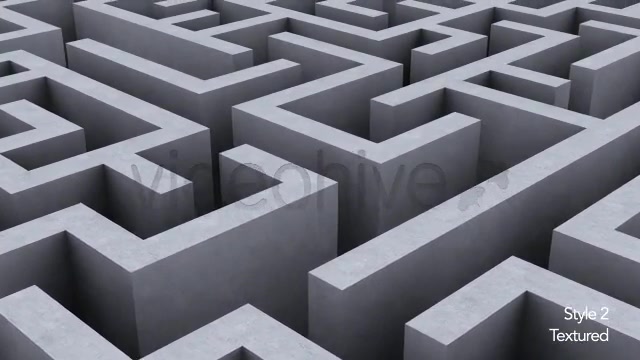 Endless Loop of a Maze or Labyrinth 2 Styles - Download Videohive 5494325