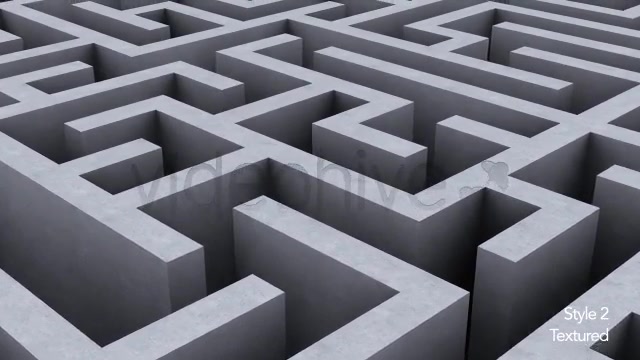 Endless Loop of a Maze or Labyrinth 2 Styles - Download Videohive 5494325