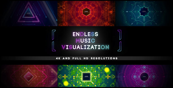 Endless Music Visualization 4K Project - Download Videohive 15656207
