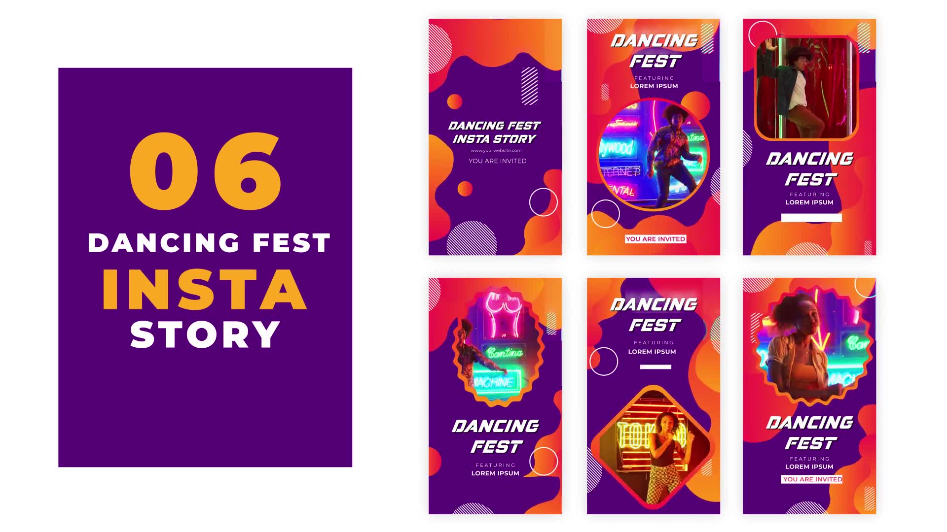 Energetic Dancing Festival Instagram Story Videohive 39215874 After Effects Image 2