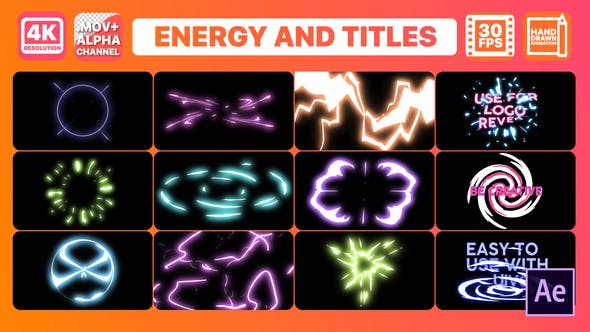 Energy And Titles | After Effects - 26568352 Videohive Download