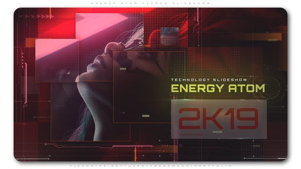 Energy Atom Techno Slideshow - 24124525 Videohive Download