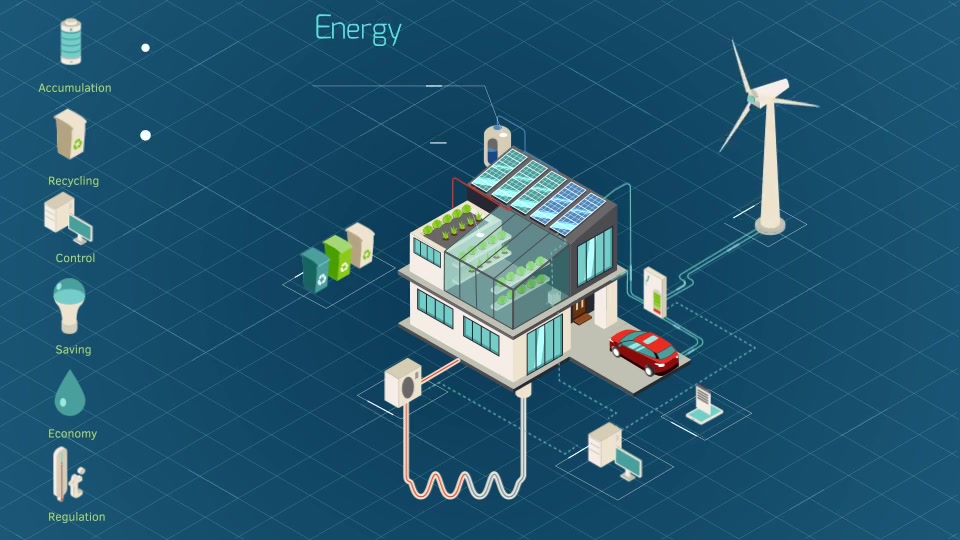 Energy Efficient Eco House Infographic Videohive 26009987 After Effects Image 3