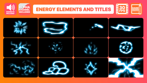 Energy Elements And Titles - Download Videohive 22719833
