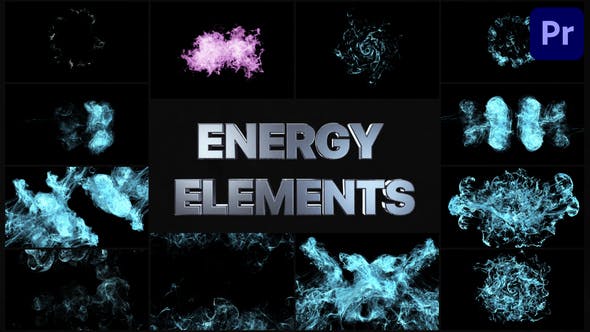Energy Elements And Transitions | Premiere Pro MOGRT - 32337071 Download Videohive