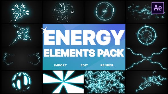 Energy Elements Pack | After Effects - Download 24522373 Videohive