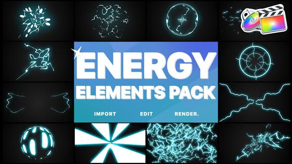 Energy Elements Pack | FCPX - Videohive Download 25502051