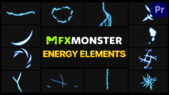 Energy Elements | Premiere Pro MOGRT - 32155433 Videohive Download