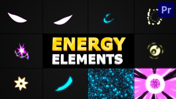 Energy Elements | Premiere Pro MOGRT - Download 33670183 Videohive