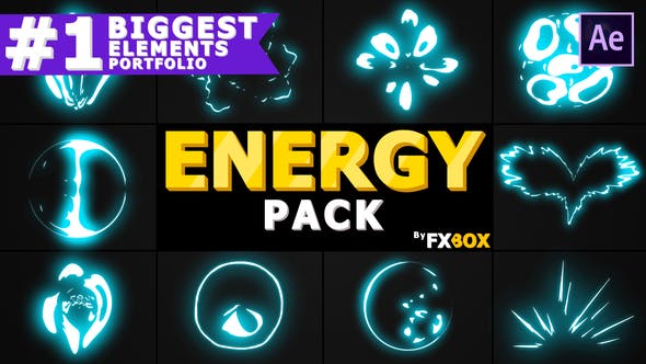Energy Explosion Elements | After Effects - Videohive Download 24055030