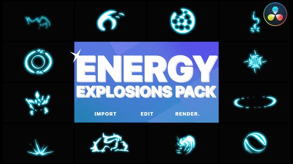 Energy Explosion Elements | DaVinci Resolve - 32047488 Download Videohive