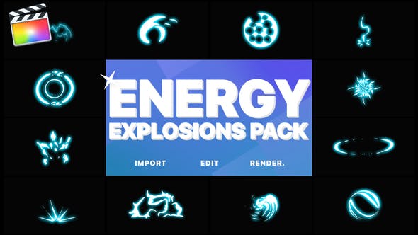 Energy Explosion Elements | Final Cut - Download 23744366 Videohive