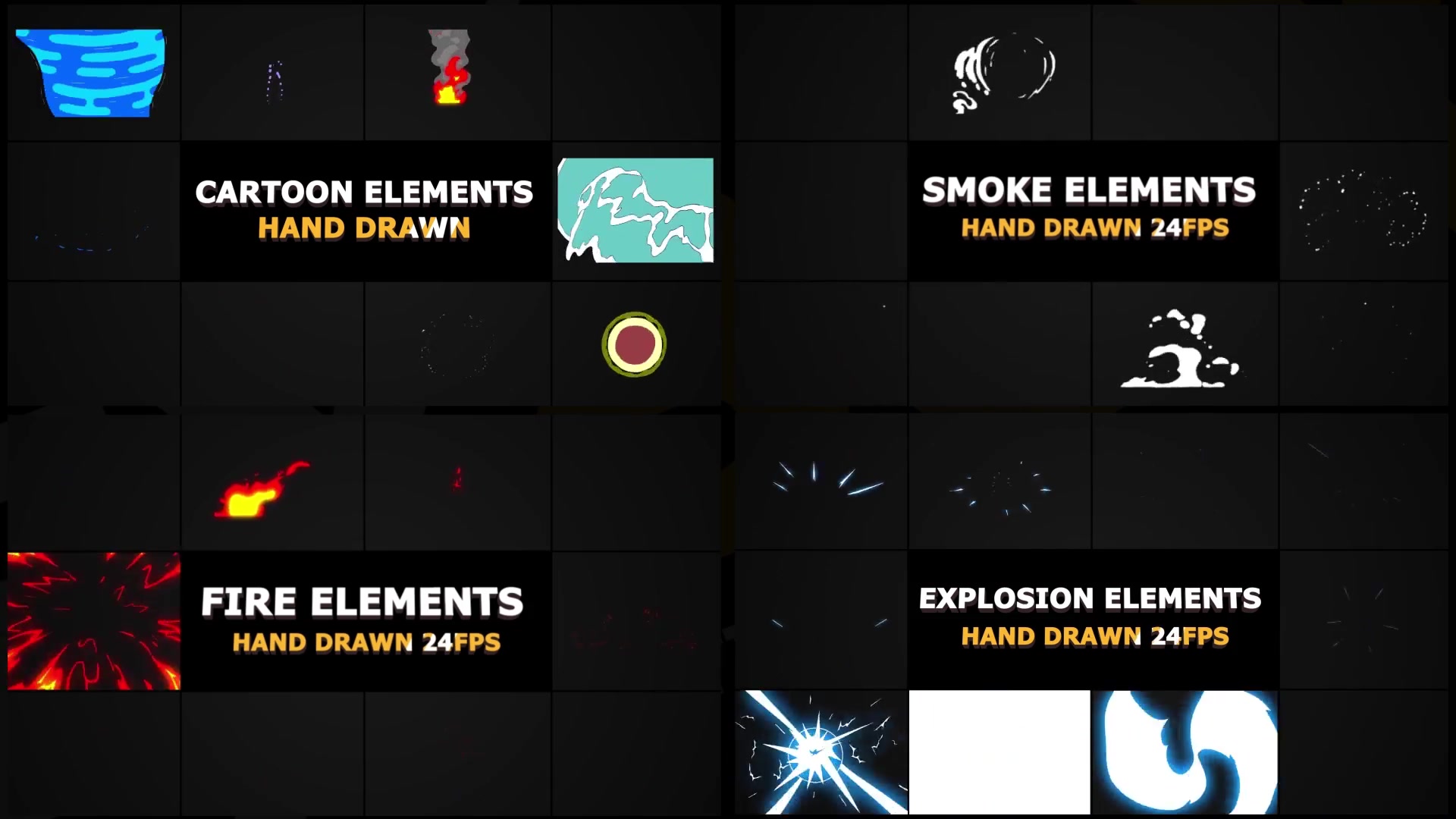 Energy Explosion Elements | Premiere Pro MOGRT Videohive 24055788 Premiere Pro Image 11