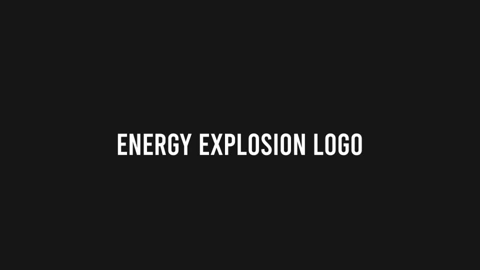 Energy Explosion Logo Videohive 24144347 After Effects Image 1