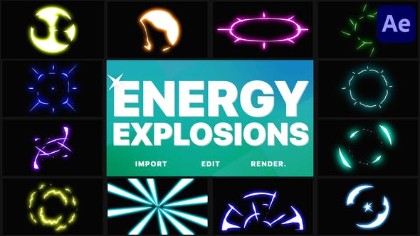 Energy Explosions | After Effects - 30559666 Videohive Download